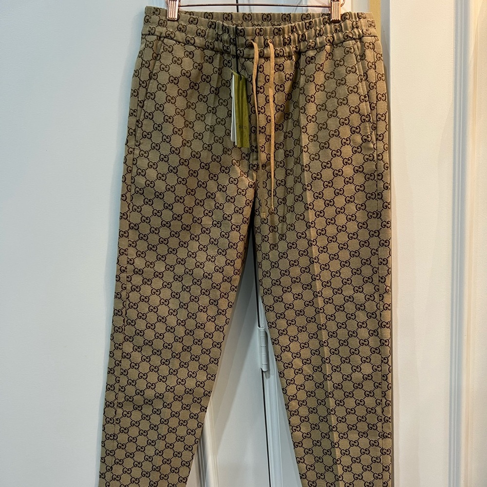 GUCCI GG CANVAS JOGGING PANTS BNWT SZ 44 - S/M